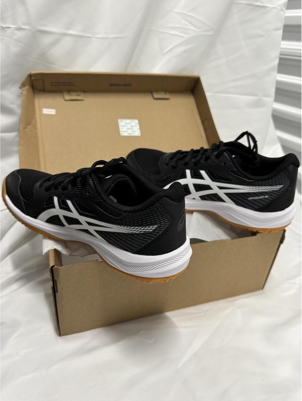 Asics Women's Black Athletic Sneakers with Gum Sole - Picture 4 of 8